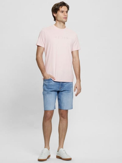 Guess Embroidered Logo Tee Roz | GUESS-SN30586