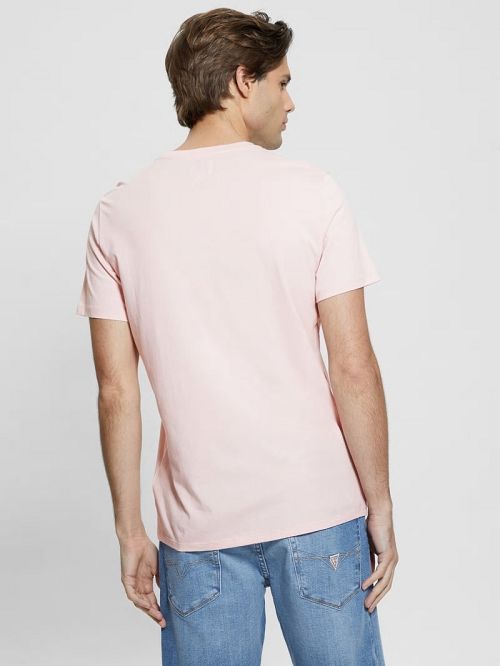 Guess Embroidered Logo Tee Roz | GUESS-SN30586
