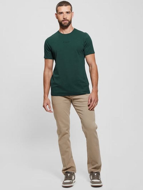 Guess Embroidered Signature Tee Verzi | GUESS-SN30590