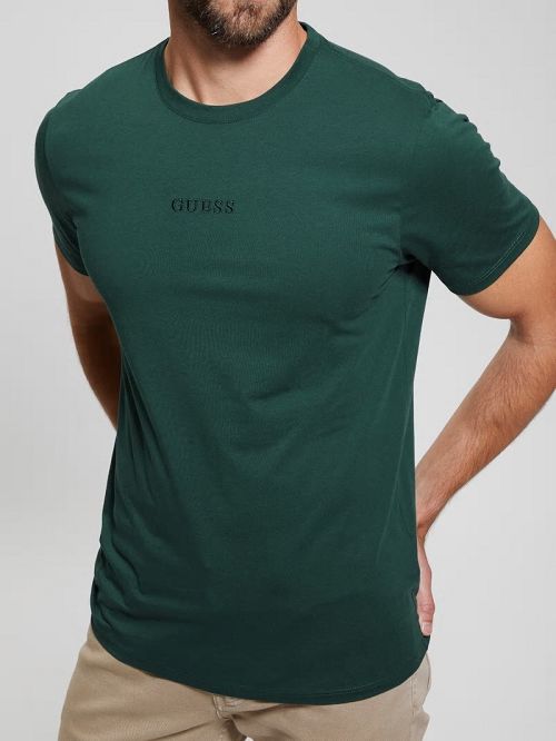 Guess Embroidered Signature Tee Verzi | GUESS-SN30590