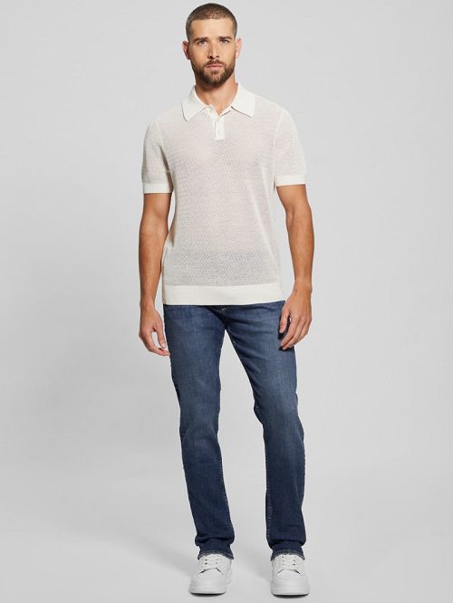 Guess Eric Herringbone Polo Albi | GUESS-SN31105