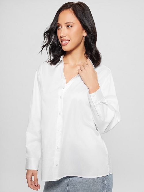 Guess Erica Oversized Top Albi | GUESS-SN27560