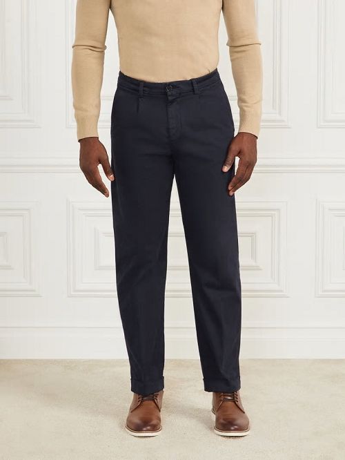 Guess Ethan Twill Roll-Up Chino Pant Albastri | GUESS-SN31411