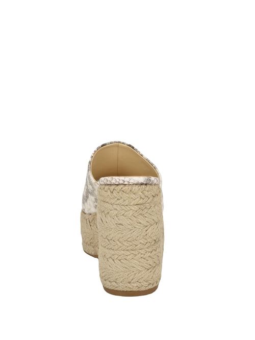 Guess Evba Embossed Espadrille Sandals Bej | GUESS-SN29616