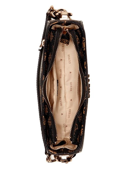 Guess Evelune Top-Zip Shoulder Bag Maro | GUESS-SN29057