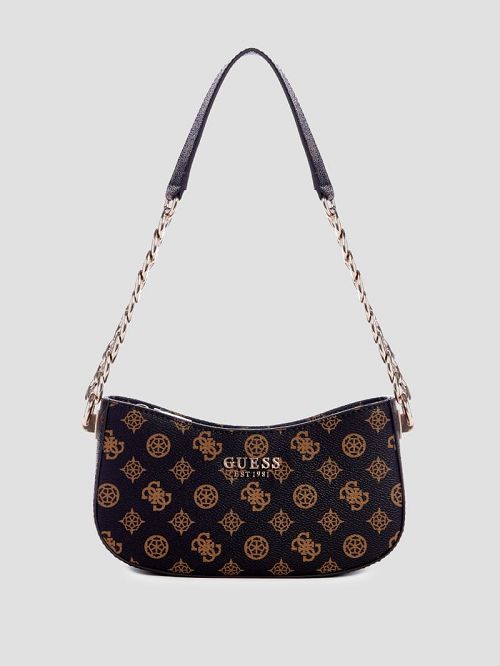 Guess Evelune Top-Zip Shoulder Bag Maro | GUESS-SN29057