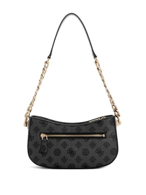 Guess Evelune Top-Zip Shoulder Bag Negrii | GUESS-SN29148
