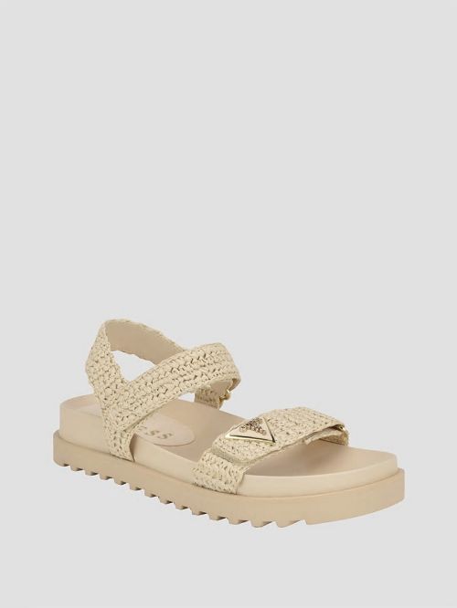 Guess Fabrica Woven Sandals Albi | GUESS-SN29731
