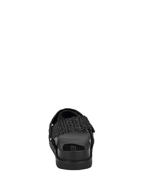 Guess Fabrica Woven Sandals Negrii | GUESS-SN29715