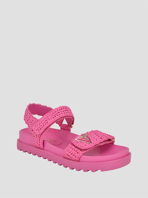 Guess Fabrica Woven Sandals Roz | GUESS-SN29720