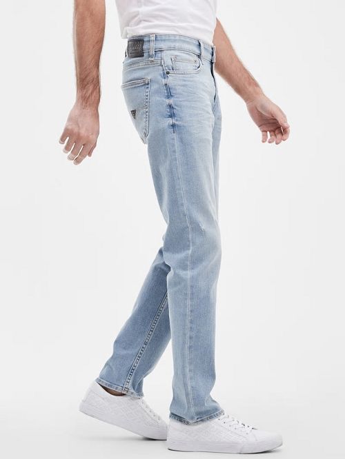 Guess Faded Tapered Jeans Albastri | GUESS-SN30366