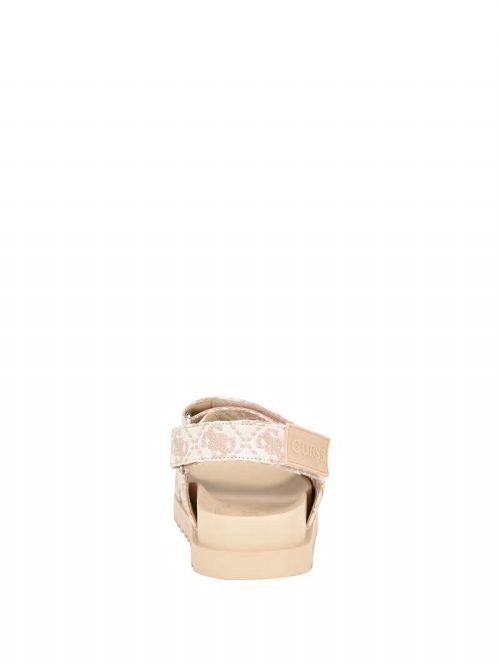 Guess Fadey Signature Sandals Bej | GUESS-SN29718