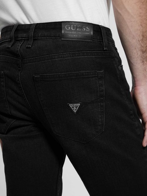 Guess Finnley Tapered Jeans Negrii | GUESS-SN30418