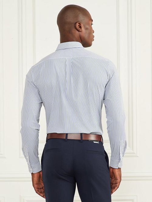 Guess Formal Button-Up Shirt Albastri | GUESS-SN31188