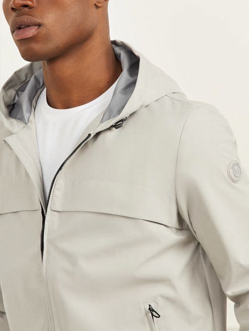 Guess Formal Performance Hooded Jacket Gri | GUESS-SN30728