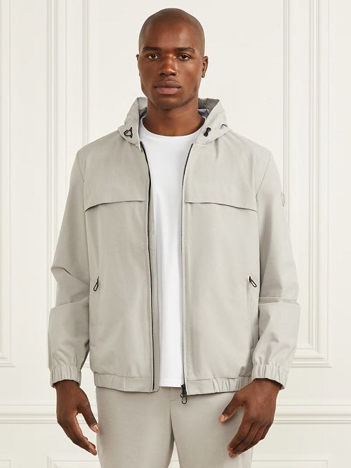 Guess Formal Performance Hooded Jacket Gri | GUESS-SN30728