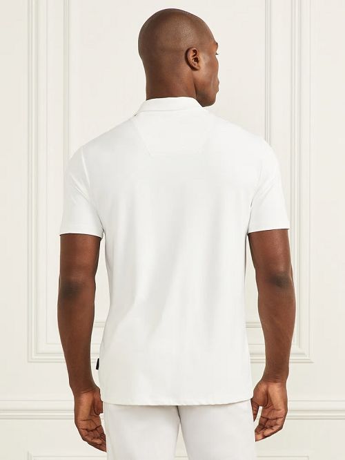 Guess Formal Performance Polo Shirt Albi | GUESS-SN31086