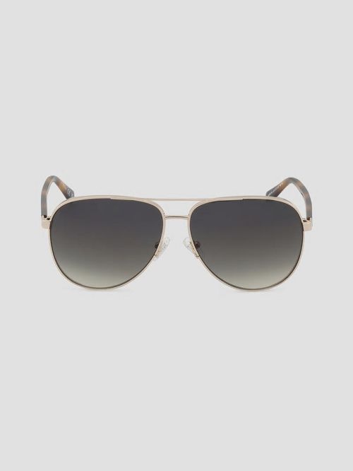 Guess Forrest Aviator Metal Sunglasses Aurii | GUESS-SN31821