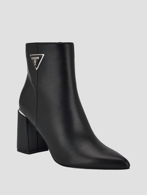 Guess Frenky Pointed Booties Negrii | GUESS-SN29943