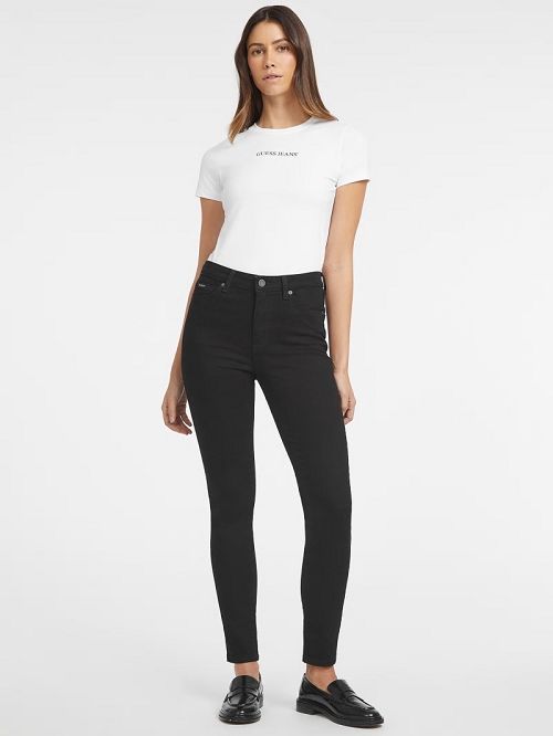 Guess G05 High-Rise Skinny Jeans Negrii | GUESS-SN26595