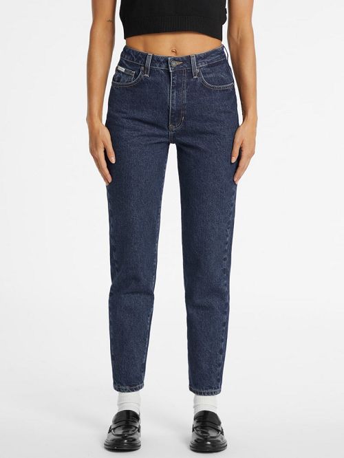 Guess G06 Mom Jeans Albastri | GUESS-SN26587