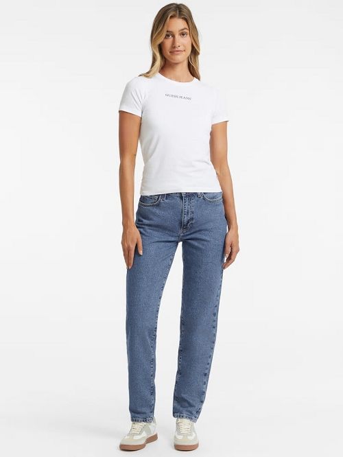 Guess G06 Mom Jeans Albastri | GUESS-SN26572