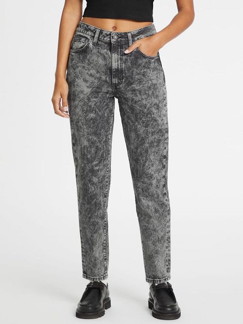 Guess G06 Mom Jeans Gri | GUESS-SN26529