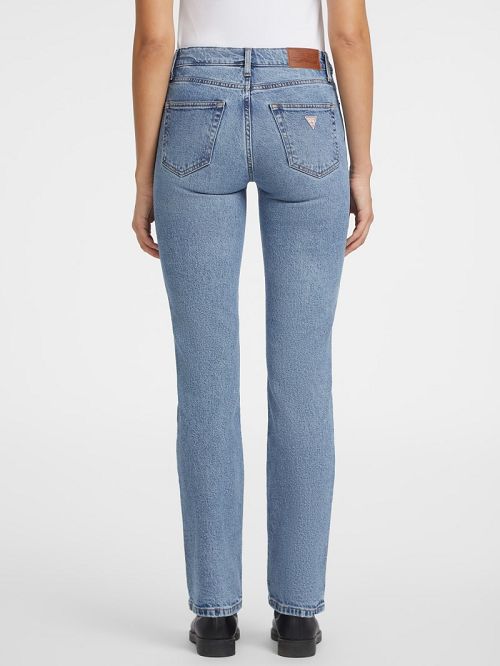 Guess G08 Mid-Rise Straight Jeans Albastri | GUESS-SN26626