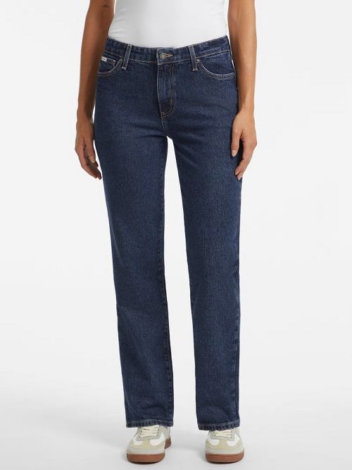 Guess G08 Mid-Rise Straight Jeans Albastri | GUESS-SN26631