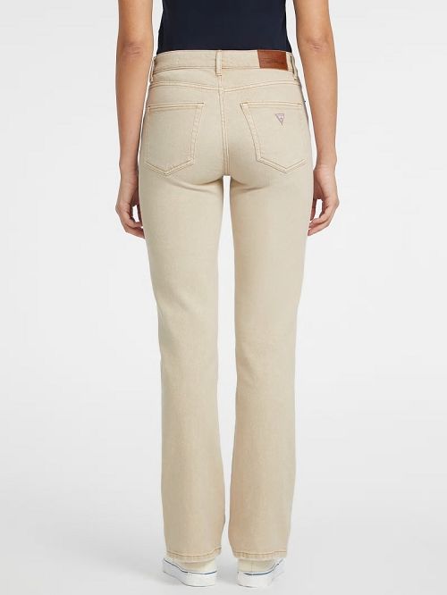 Guess G08 Mid-Rise Straight Jeans Bej | GUESS-SN26560