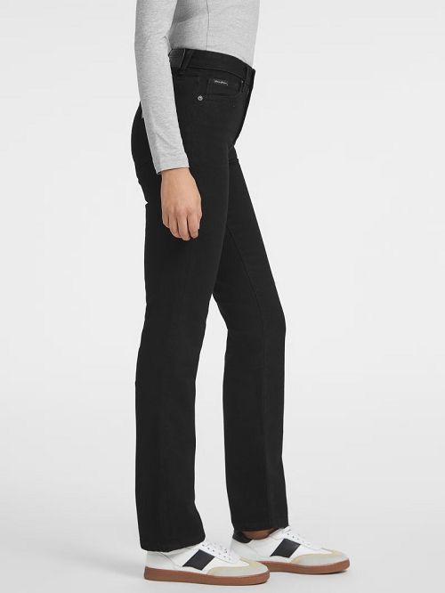 Guess G08 Mid-Rise Straight Jeans Negrii | GUESS-SN26630