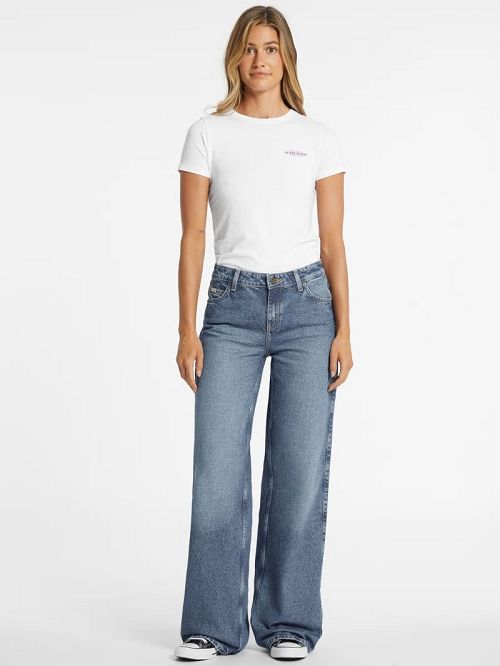 Guess G11 Wide-Leg Jeans Albastri | GUESS-SN26606