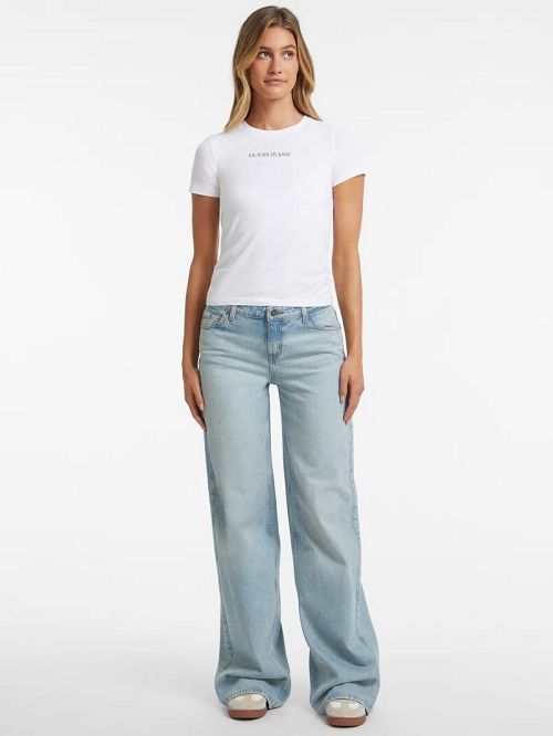 Guess G11 Wide-Leg Jeans Albastri | GUESS-SN26569