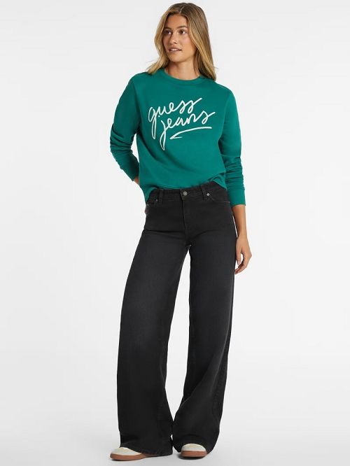 Guess G11 Wide-Leg Jeans Negrii | GUESS-SN26562