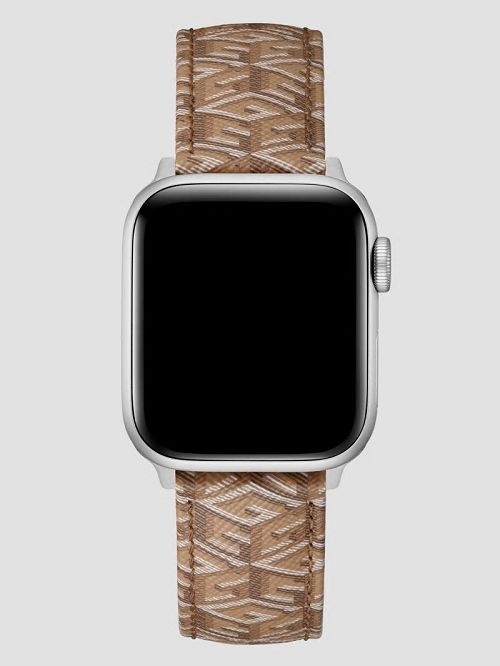 Guess G-Cube Brown Leather 38-40 mm Band for Apple Watch® Maro | GUESS-SN31756
