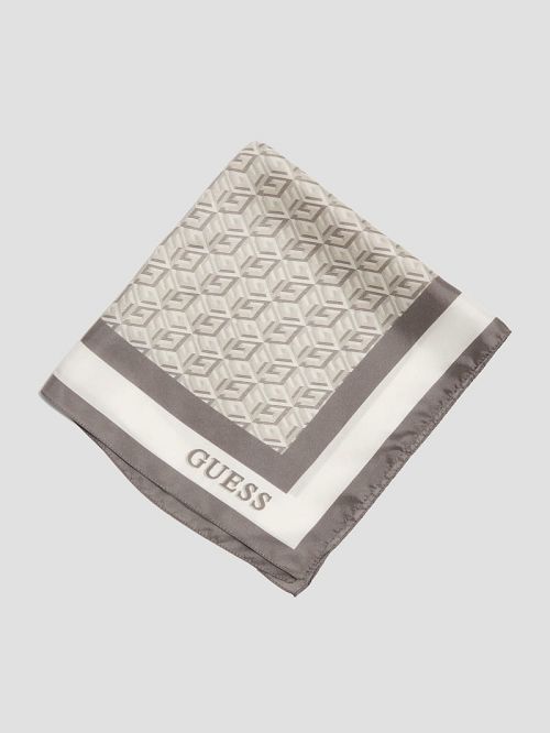 Guess G Cube Silk Scarf Albi | GUESS-SN30192