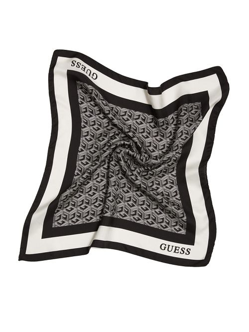 Guess G Cube Silk Scarf Negrii | GUESS-SN30196