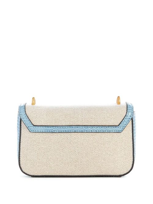 Guess G Status Snake-Embossed Mini Crossbody Gri | GUESS-SN28857