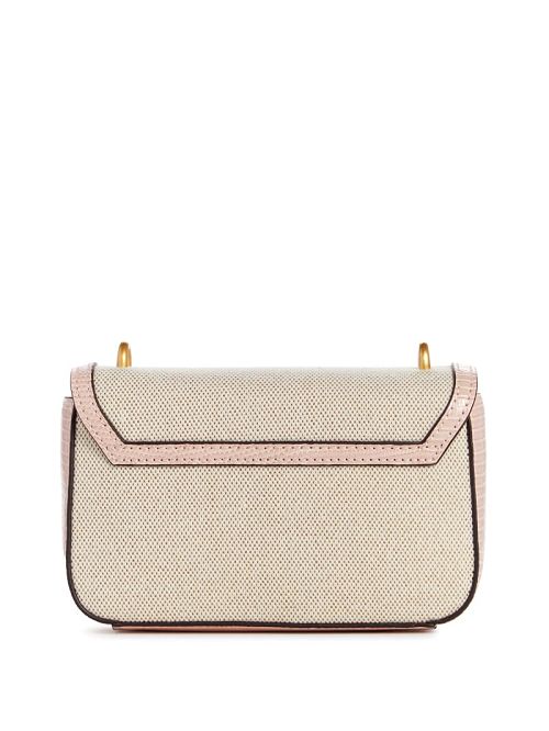 Guess G Status Snake-Embossed Mini Crossbody Roz | GUESS-SN28860