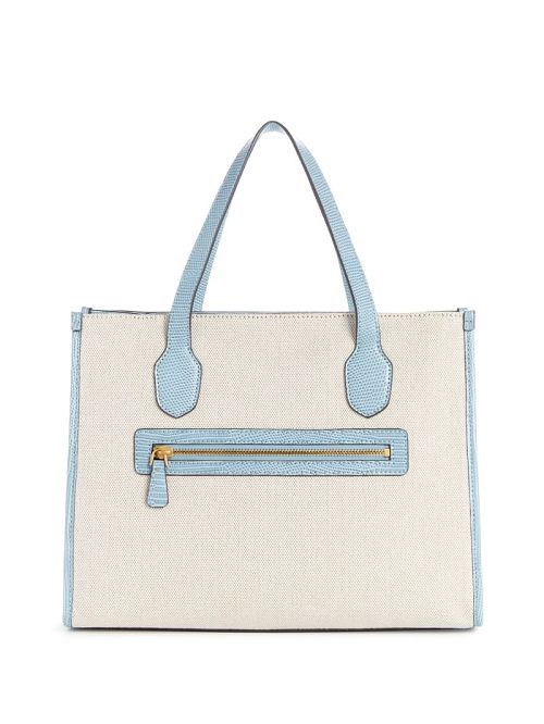 Guess G Status Snake-Embossed Tote Albastri | GUESS-SN29405