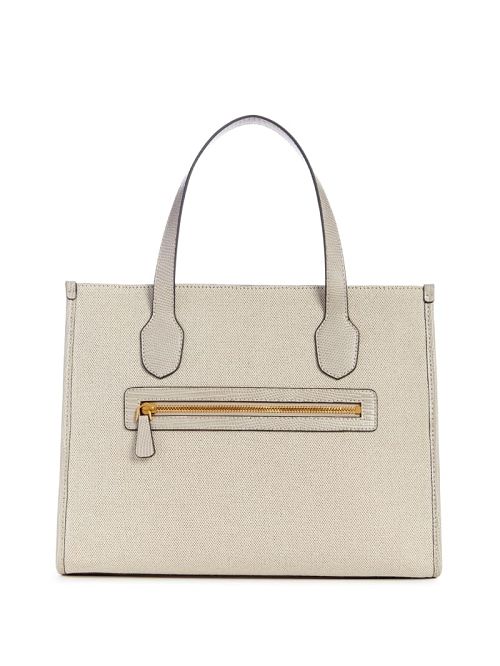 Guess G Status Snake-Embossed Tote Gri | GUESS-SN29412