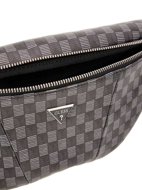 Guess G Wave Bum Bag Negrii | GUESS-SN31732