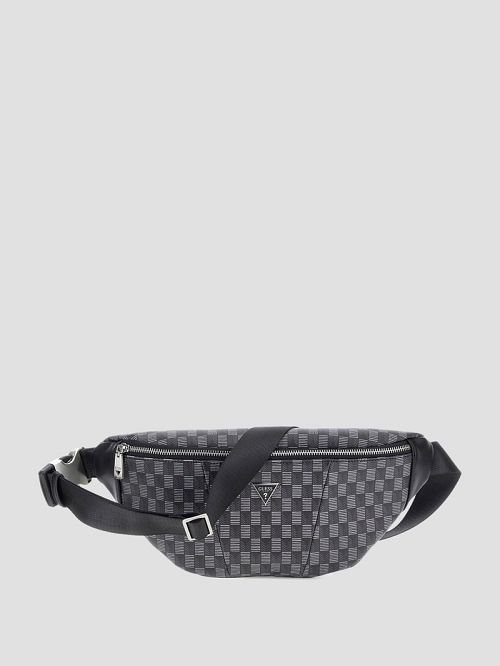 Guess G Wave Bum Bag Negrii | GUESS-SN31732