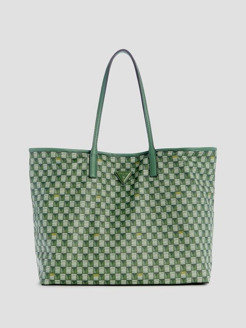 Guess G Wave Large Tote Set Verzi | GUESS-SN29409