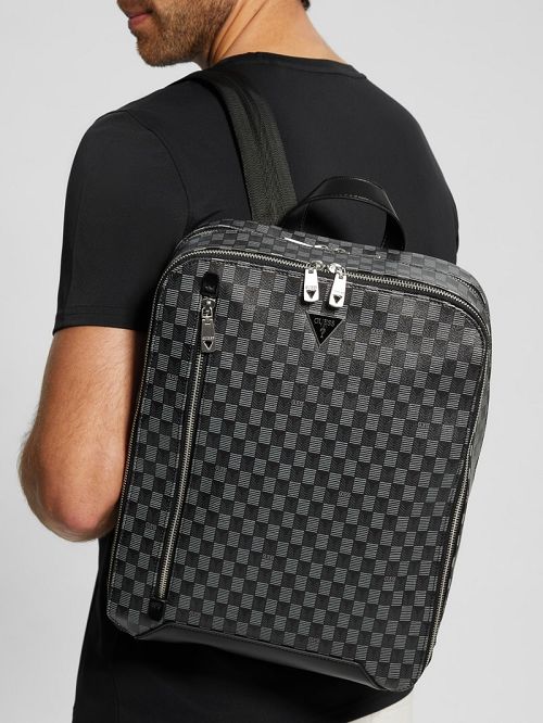 Guess G Wave Squared Backpack Negrii | GUESS-SN29484