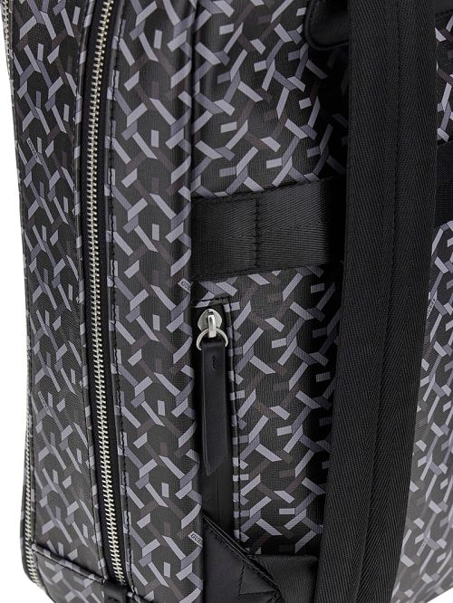 Guess G Woven Compact Squared Backpack Negrii | GUESS-SN29482
