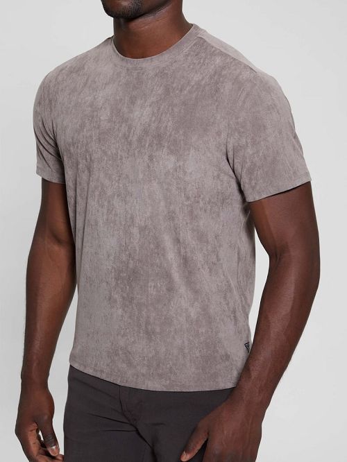 Guess Garrett Faux-Suede Tee Maro | GUESS-SN30714