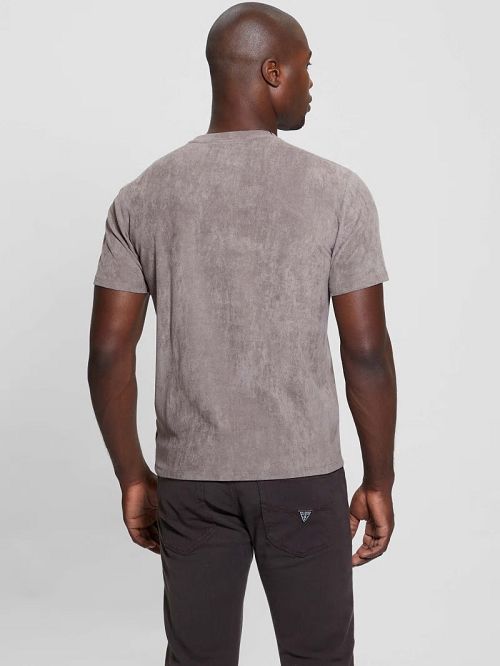 Guess Garrett Faux-Suede Tee Maro | GUESS-SN30714