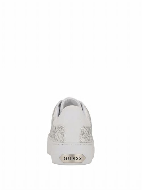 Guess Gelsen Rhinestone Logo Low-Top Sneakers Argintii | GUESS-SN29538