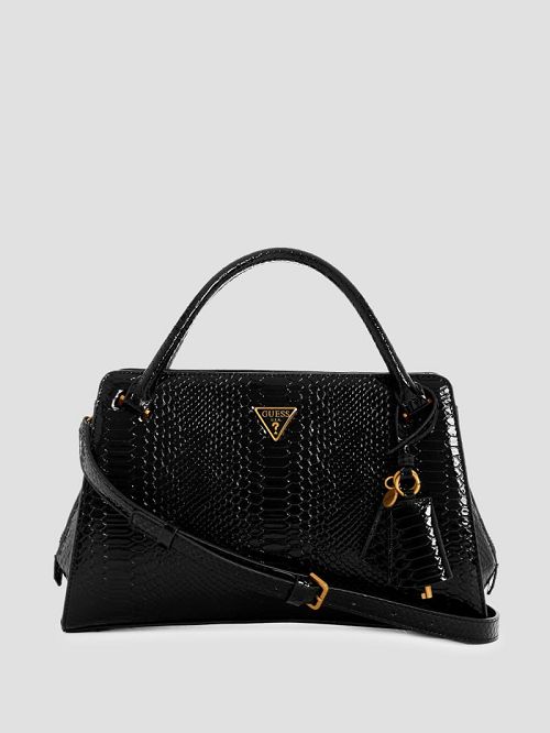 Guess Georgina Girlfriend Satchel Negrii | GUESS-SN28686